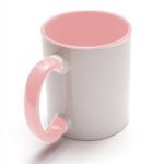 Чашка кольорова всередині +ручка - Зображення 5