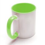 Чашка кольорова всередині +ручка - Зображення 4