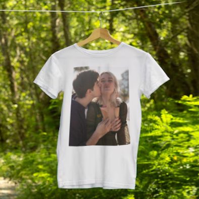 Футболка біла віскоза, Принт А3