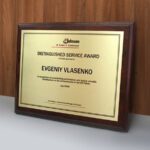 Друк на металі А5 + підкладка, дерево 17х22см