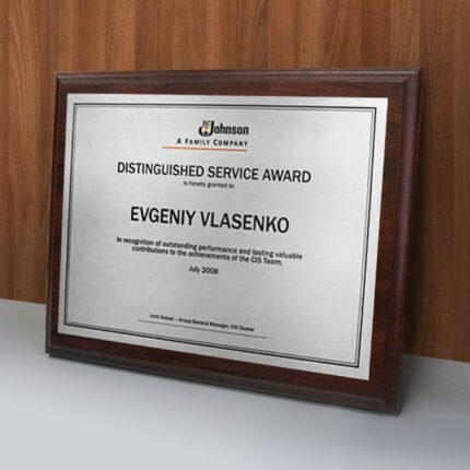 Друк на металі А5 + підкладка, дерево 17х22см