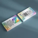 Візитка класична 5х9см