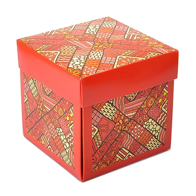 Коробка для чашок Рожева