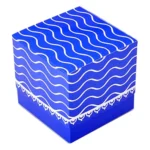 Коробка для чашок Синя з хвилями