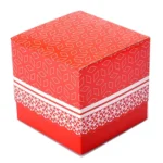 Коробка для чашок Ажурна Червона