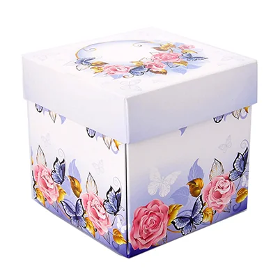 Коробка для чашок Рожева