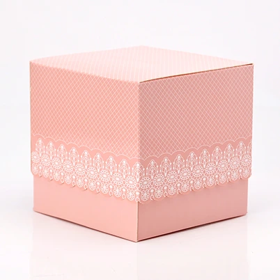 Коробка для чашок Рожева