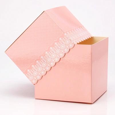 Коробка для чашок Рожева