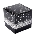 Коробка для чашок Чорна-мереживо